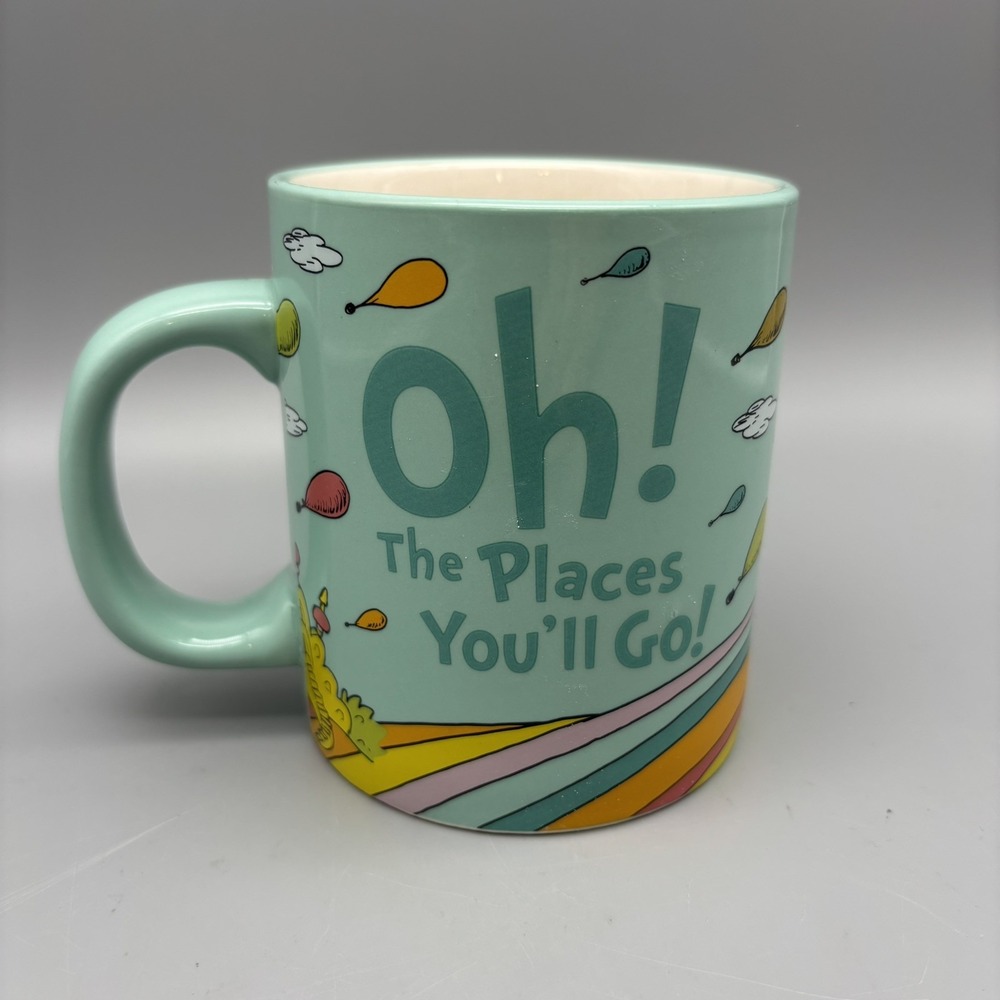 Dr Suess Ceramic Mug Oh! The‎ Places You'll Go! - Offical Merchandise